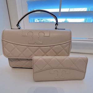 Tory Burch Savannah Satchel and Wallet